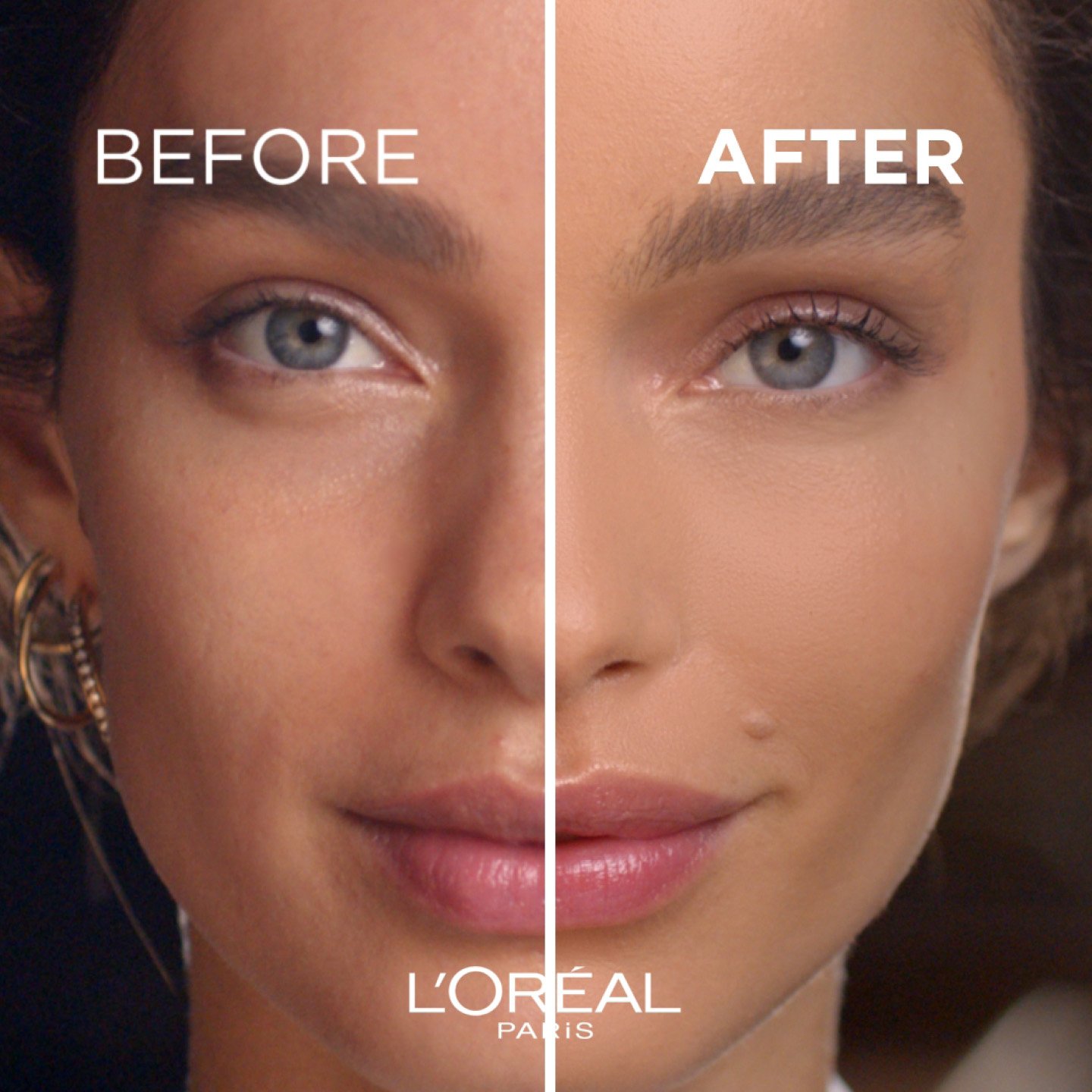 BEFORE AND AFTER INFAILLIBLE 24h POWDER
